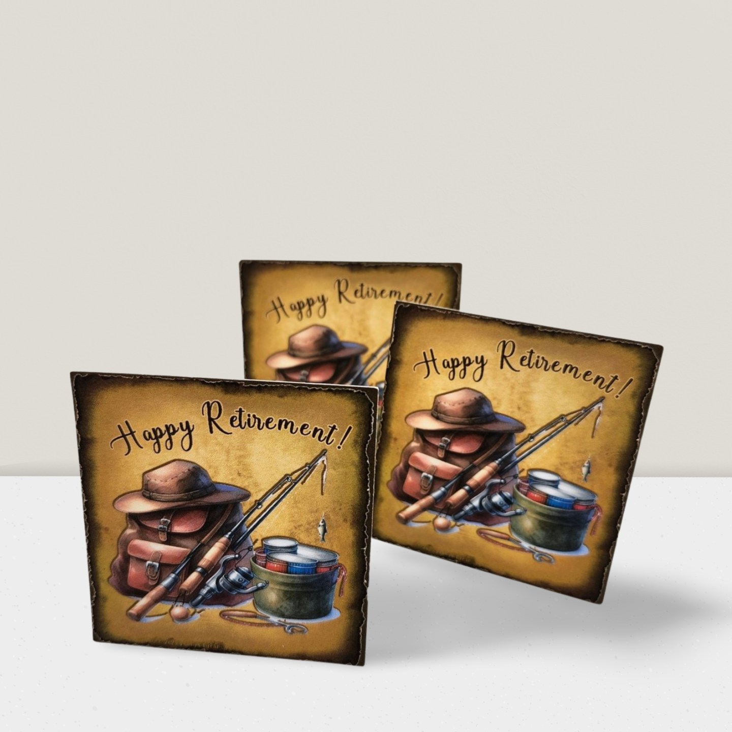Set of three gift cards