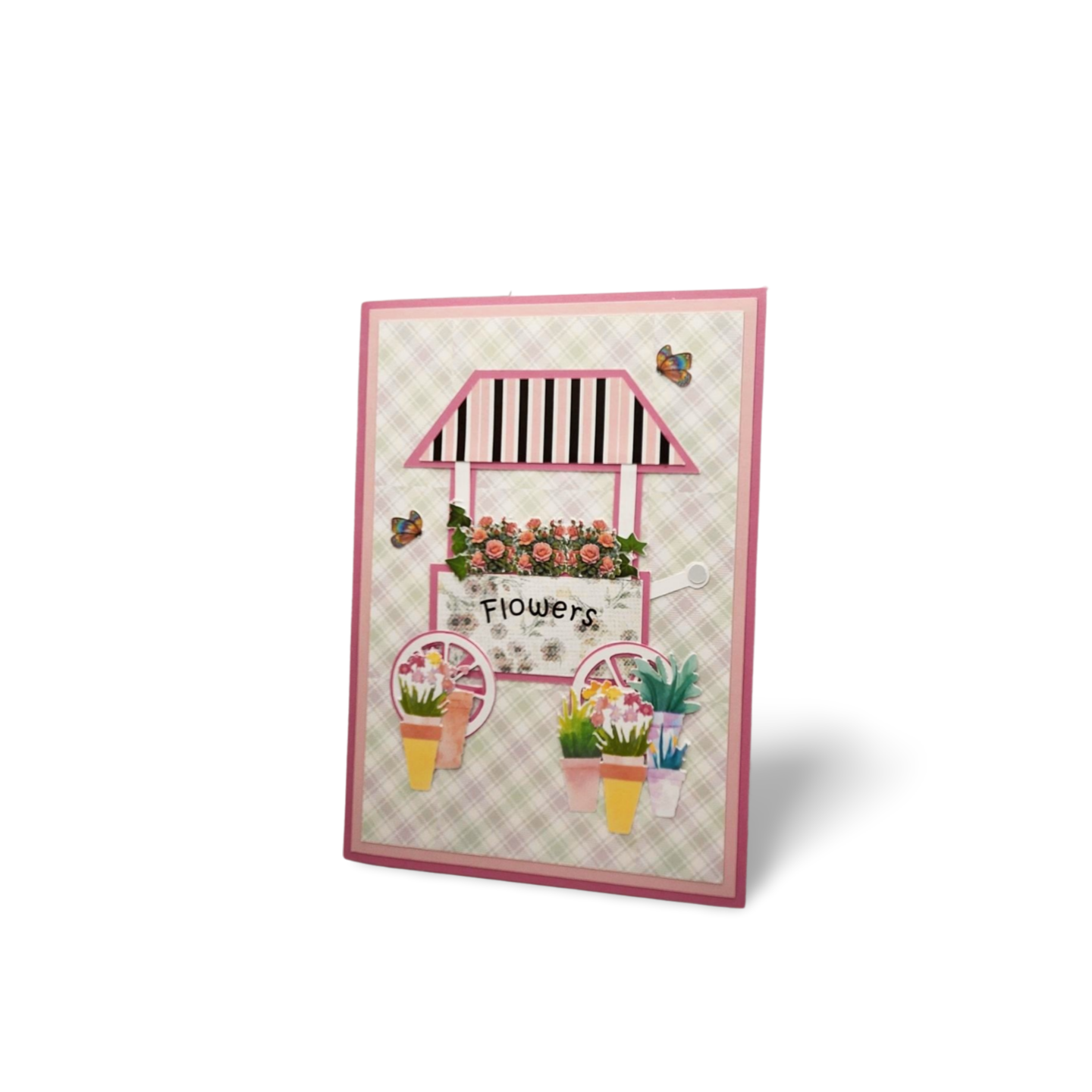 front of card