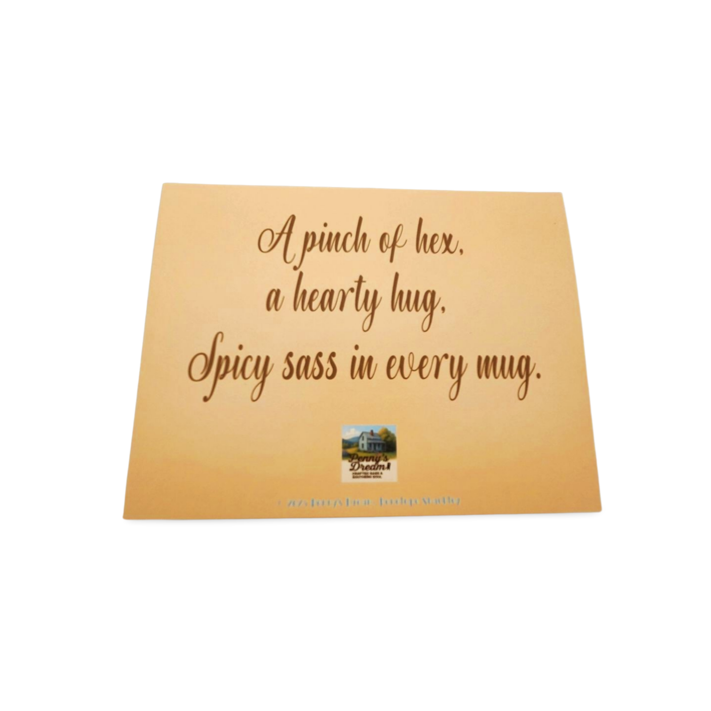 Notecard back
