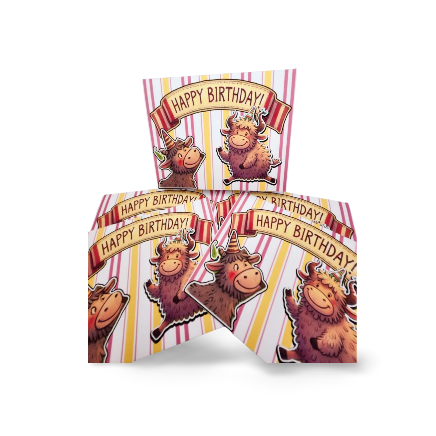 💌 Miss Hilda’s Birthday Bash Notecard Set – One of a Kind