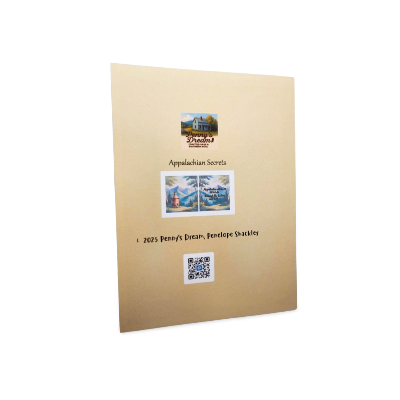 Back of greeting card