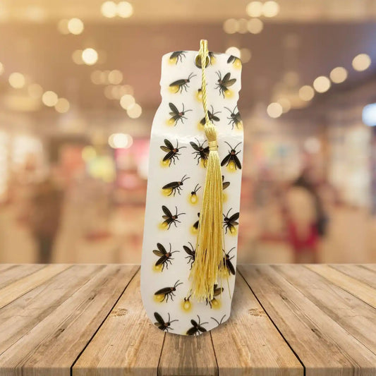 Back of lighting bug bookmark