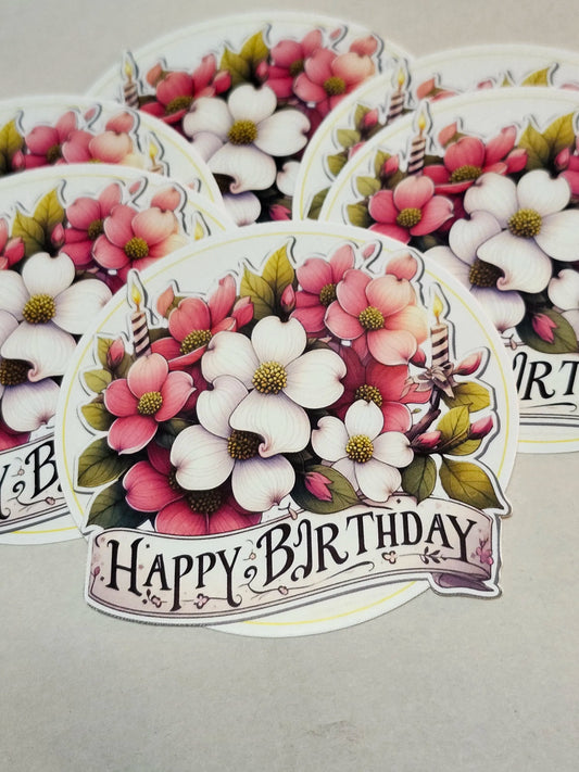 Happy Birthday — Sticker Sheet — Digital Download