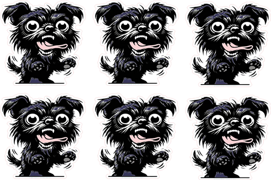Crazy Roxie — Sticker Sheet — Digital Download
