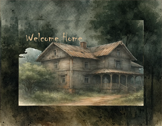 Welcome Home — Haunted Print — Digital Download