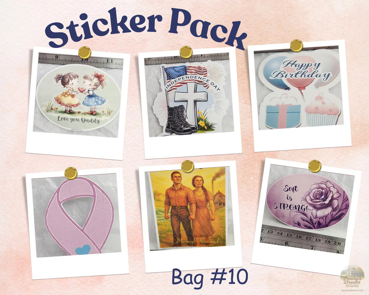 Sticker Pack - Mixed - Bag # 10