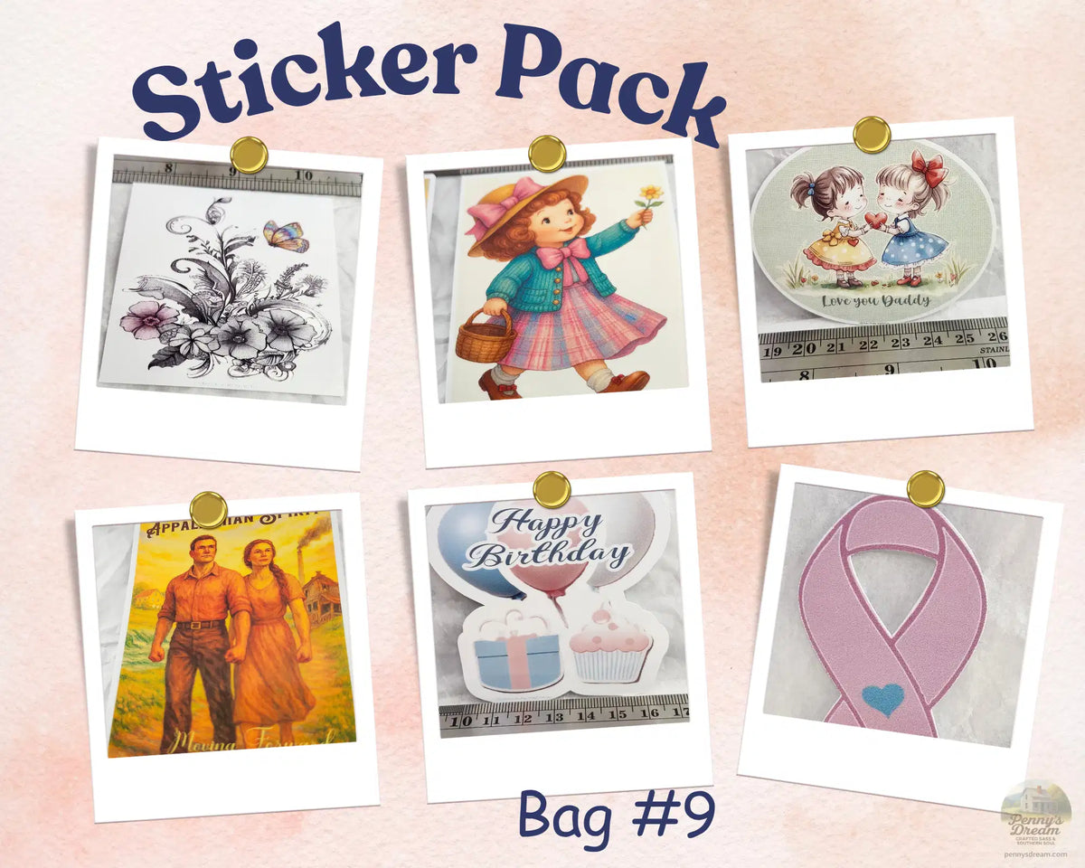Sticker Set (Exact Stickers Shown) - Bag # 9