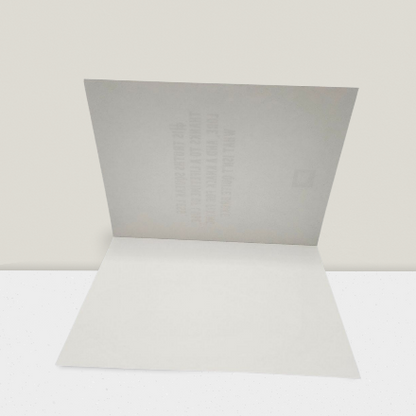 Inside of notecard
