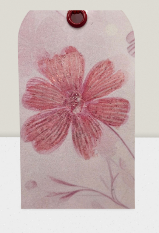 flowers on bookmark