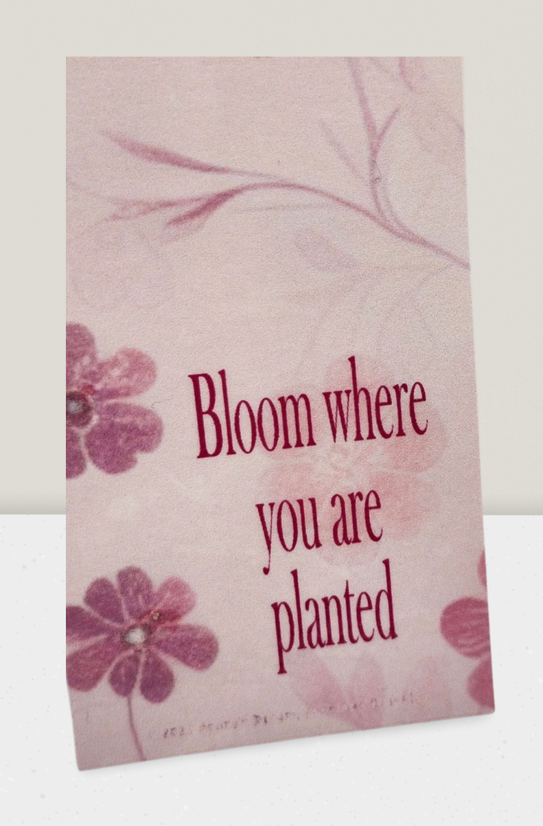 words on bookmark