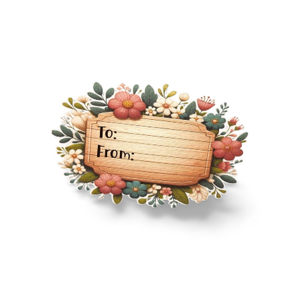 front of gift tag