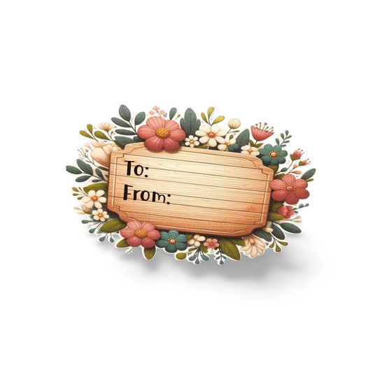 front of gift tag