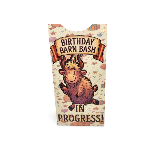 🚪 Birthday Barn Bash Doorknob Hanger – Limited Edition
