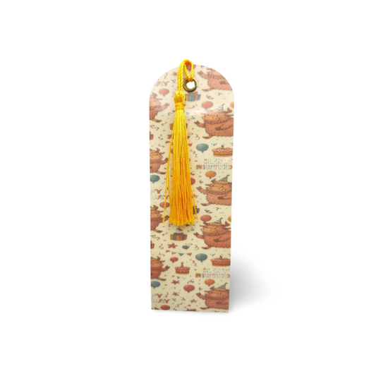 🟡 Birthday Bash Bookmark – Utterly Fab Edition