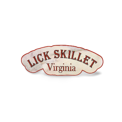 Logo of Lick Skillet Virginia on a white background