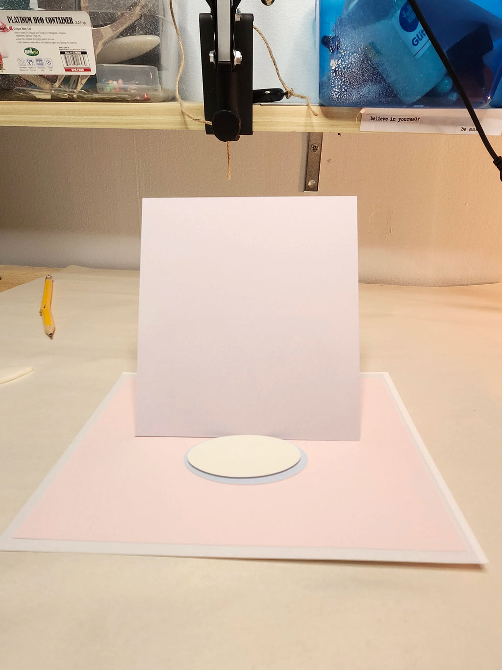 Easel card example