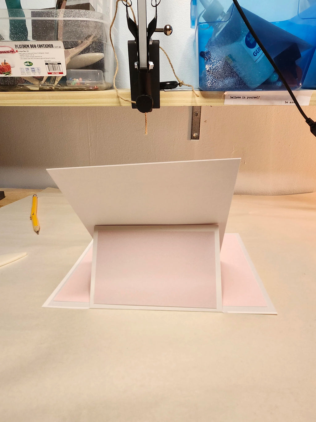 Easel card example