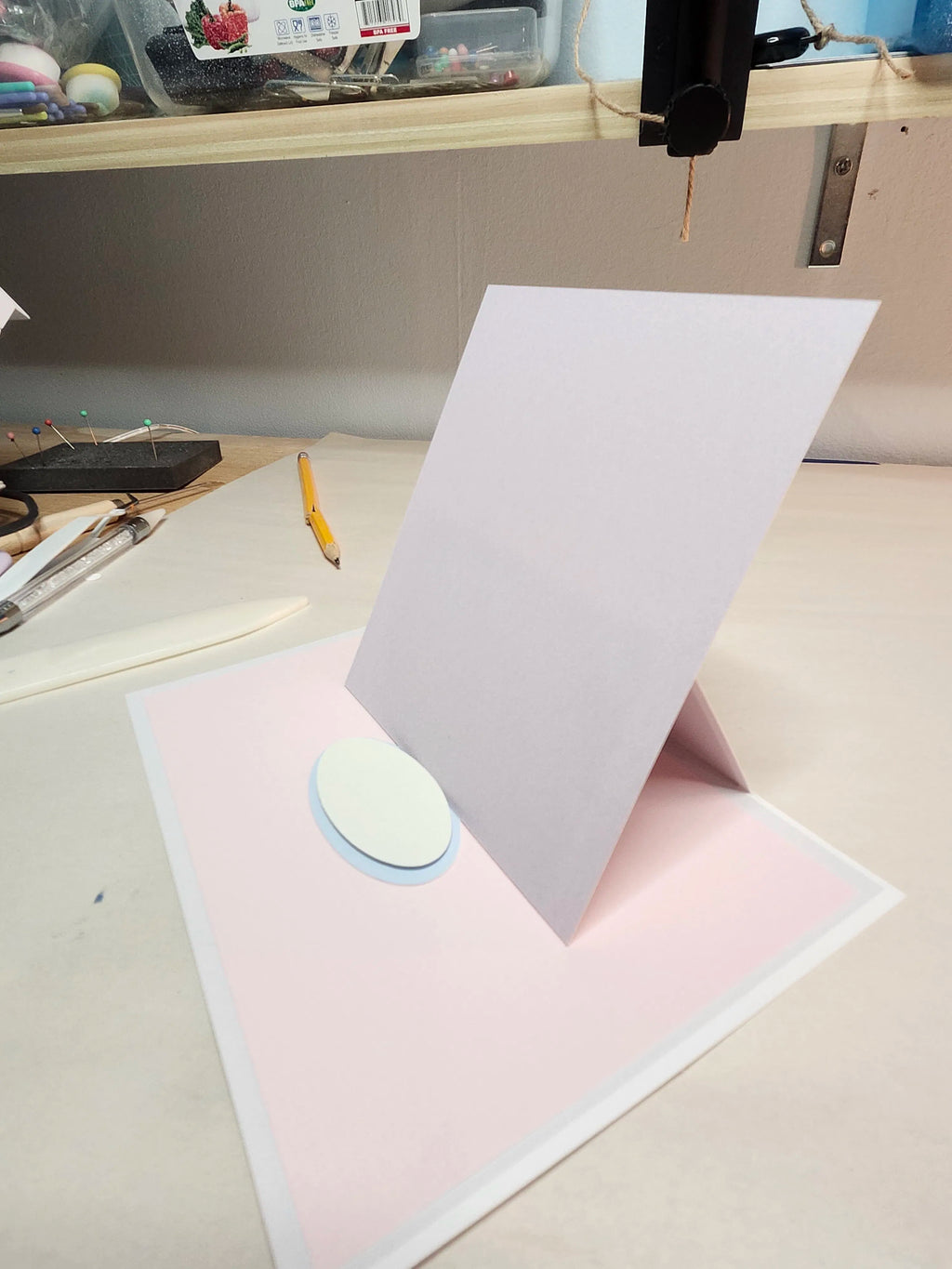 Easel card example