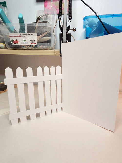 Fence fold card example