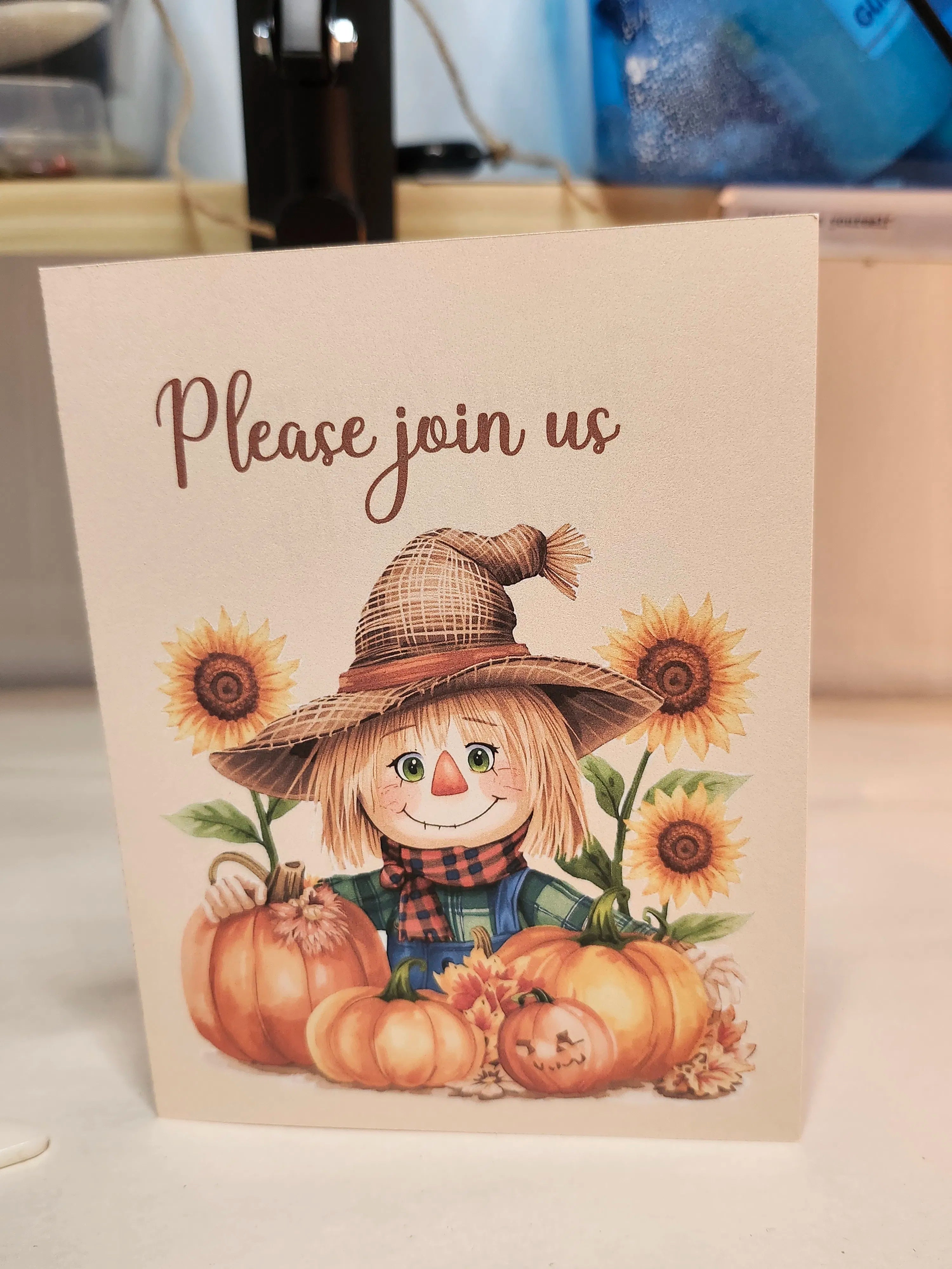 Front of invite