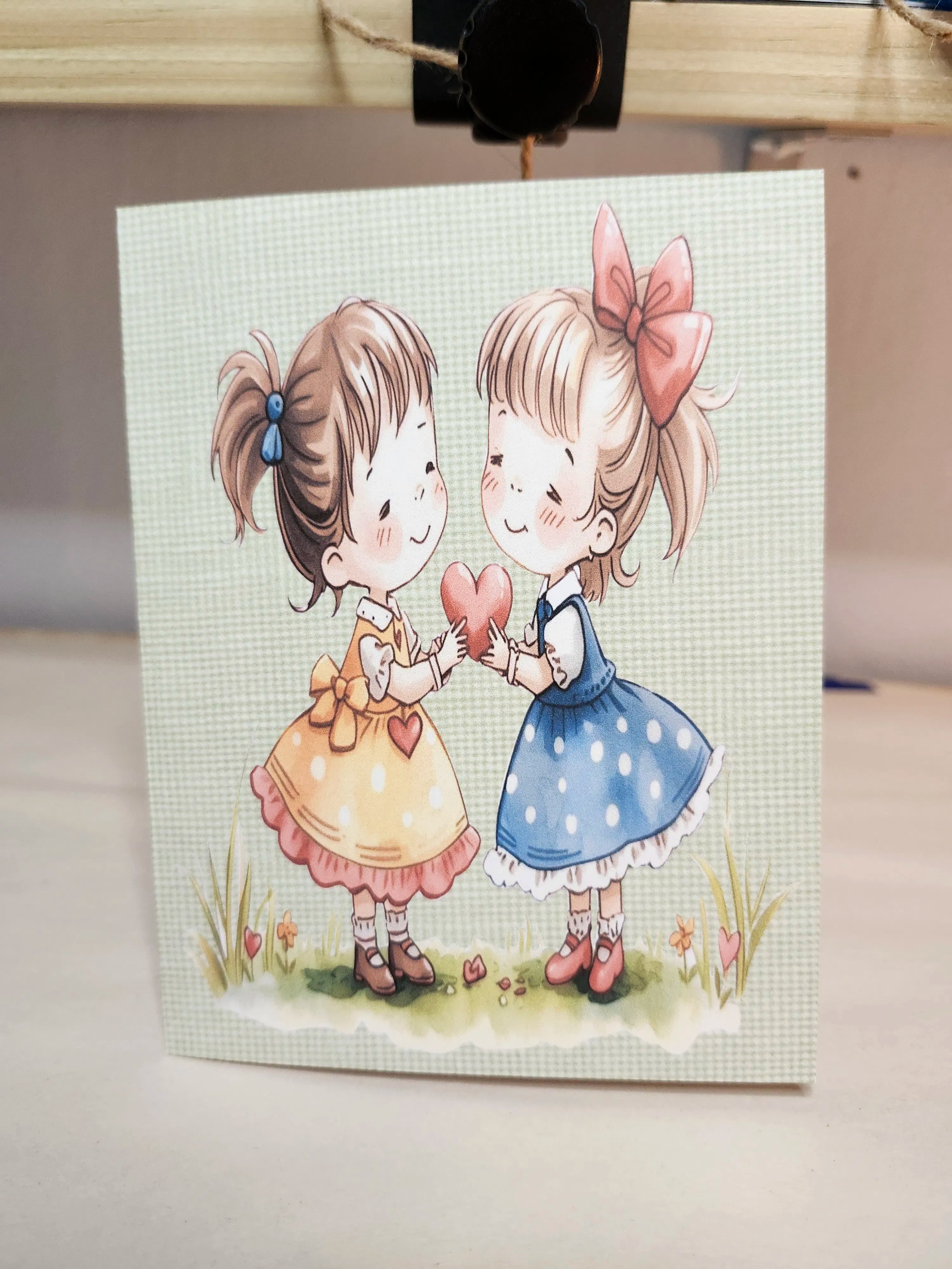 Front of notecard