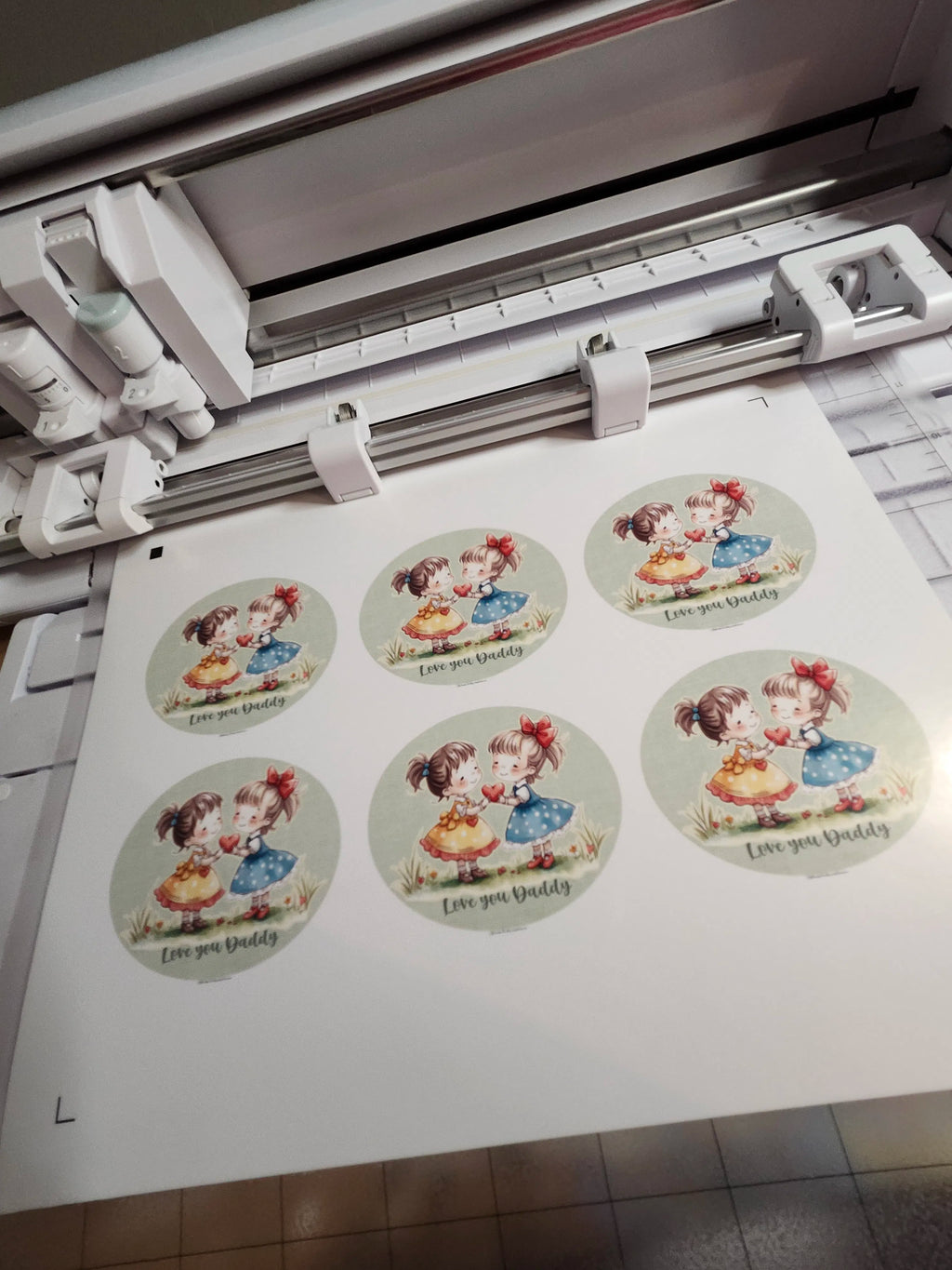 Set of stickers