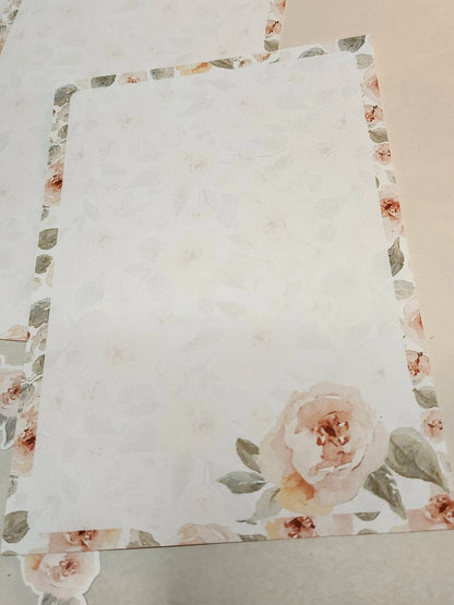 Blush Rose Writing Set — Digital Download