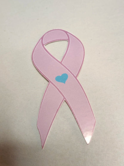 Pink Ribbon Sticker Sheet — Digital Download