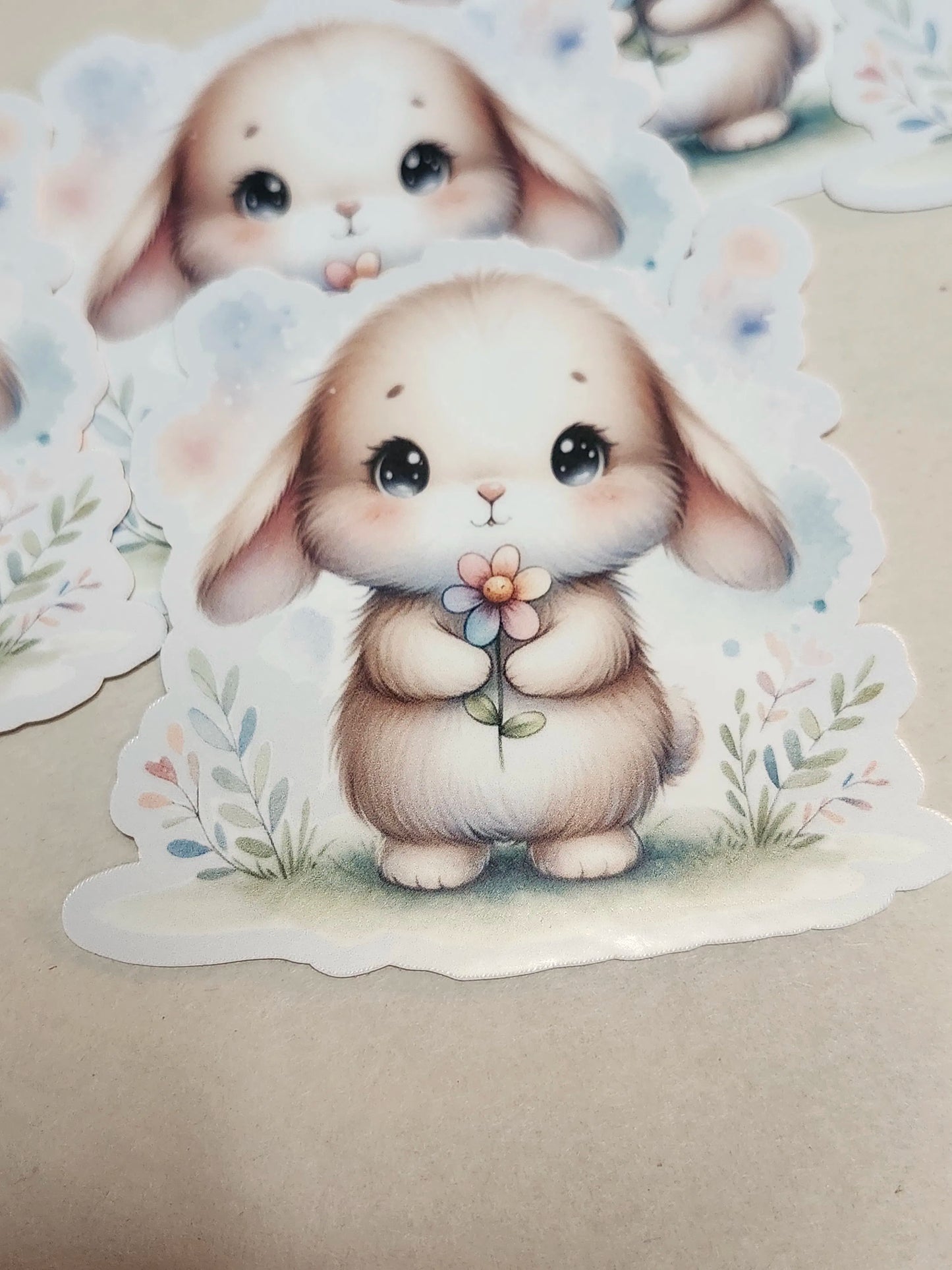 Bunny Hugs Sticker Sheet — Digital Download