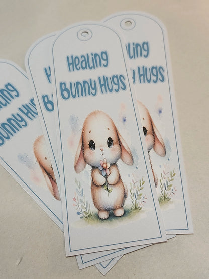 Healing Bunny Hugs Bookmark — Digital Download