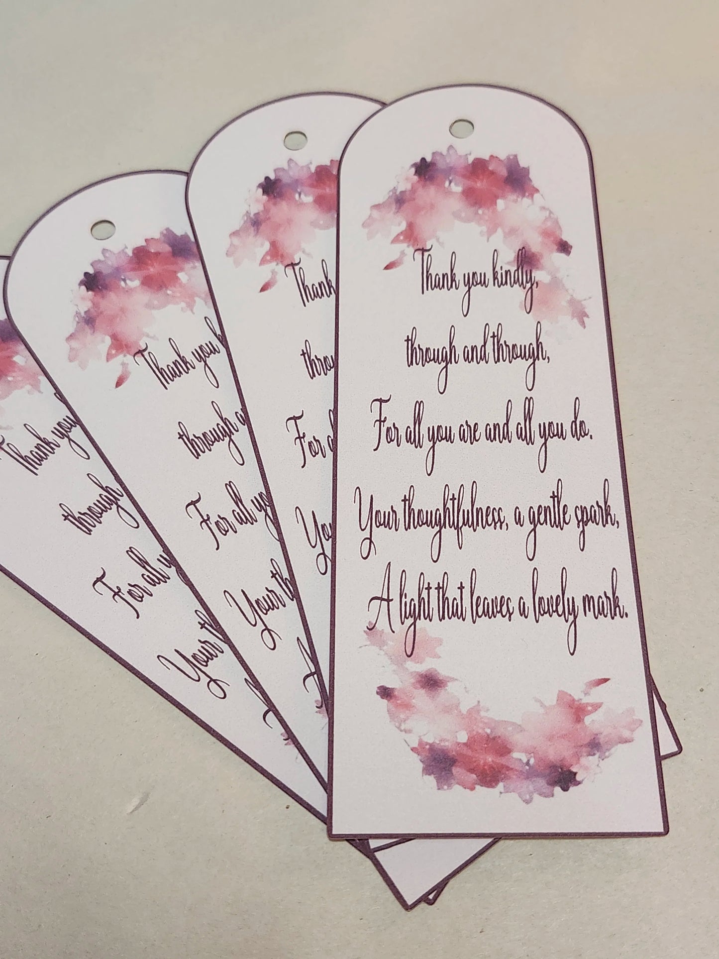 Thank You Through and Through — Bookmark — Digital Download