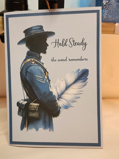 Remember — Hold Steady — 5 × 7 Layered Card — Digital Download