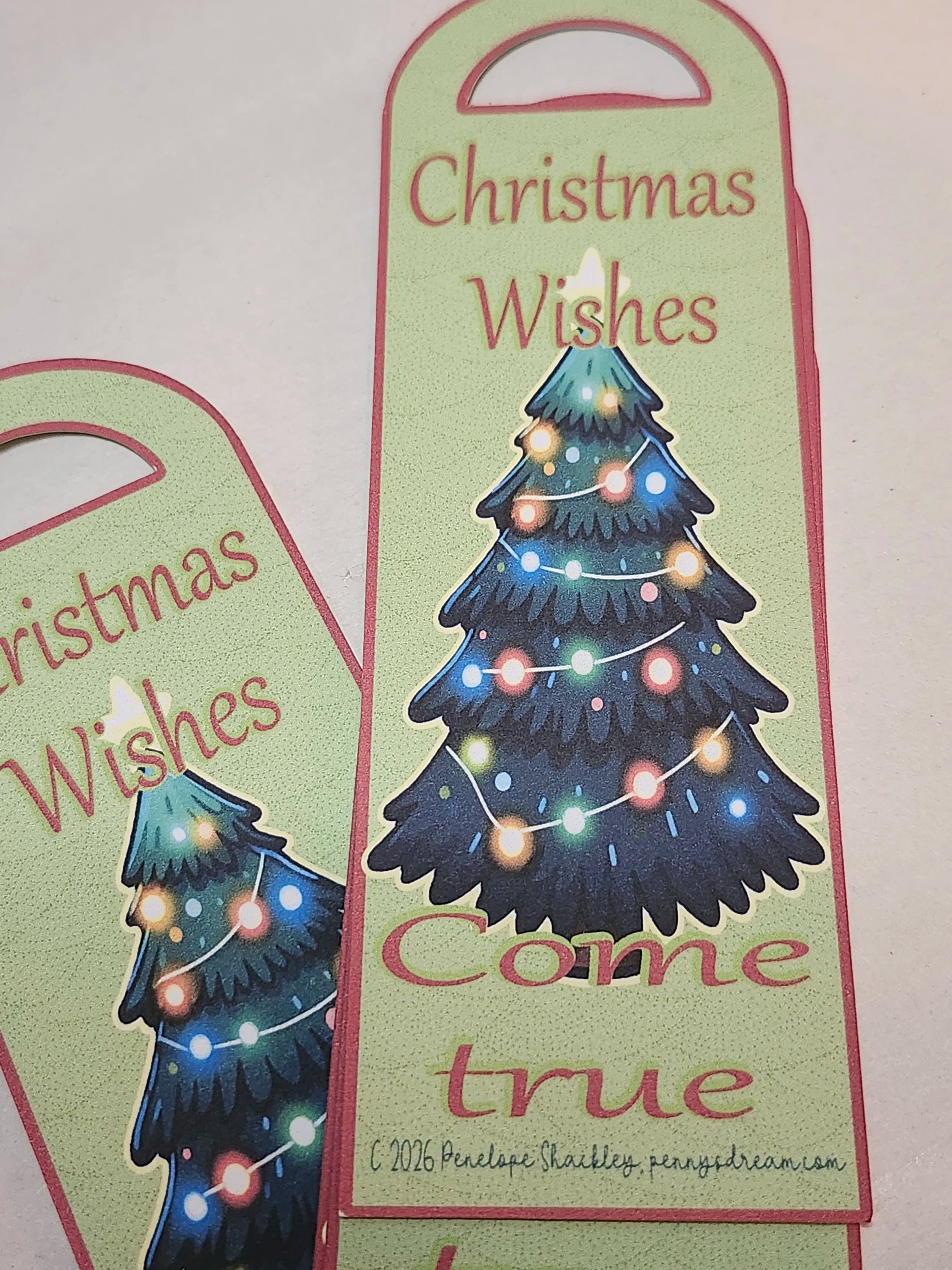Christmas Themed bookmarks