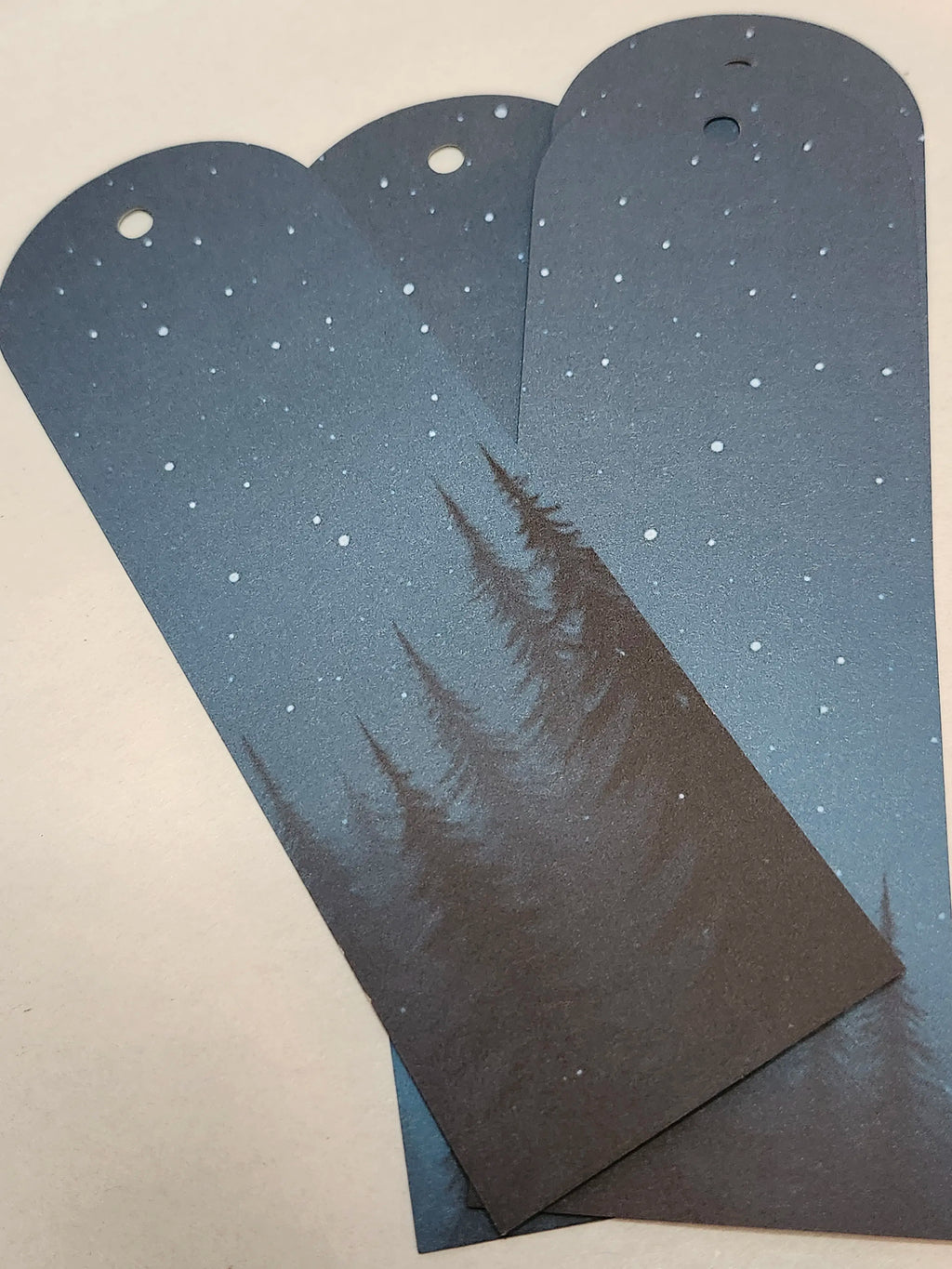 Bookmarks with starry night