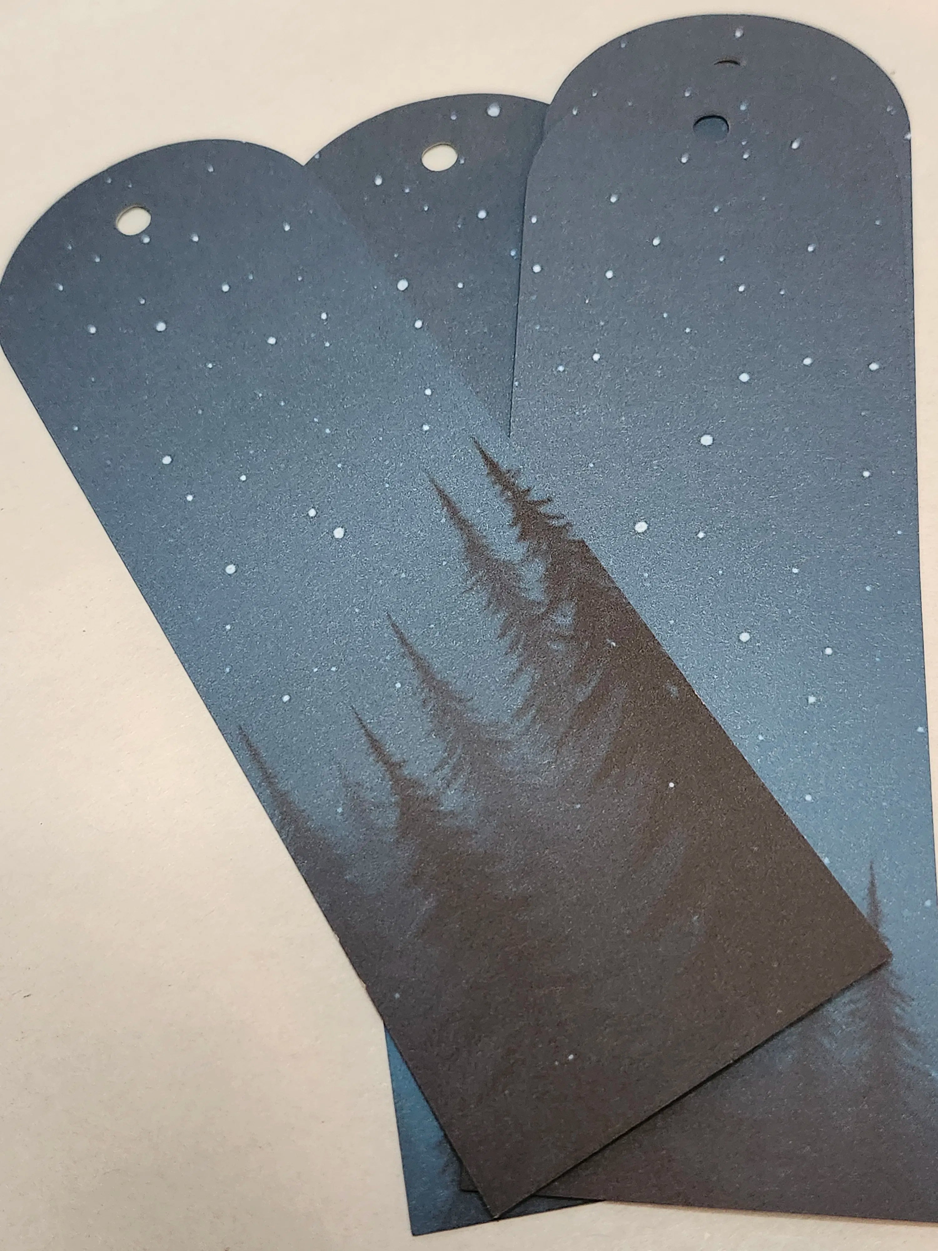 Bookmarks with starry night