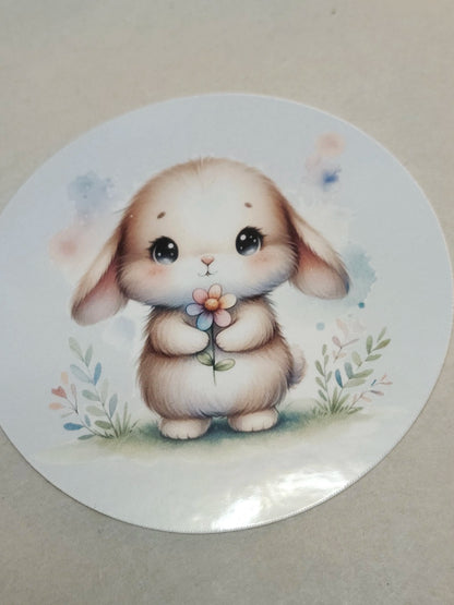 Bunny Hugs — Sticker Sheet — Digital Download
