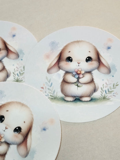 Bunny Hugs — Sticker Sheet — Digital Download