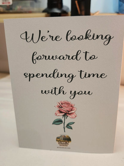 The Pink Rose Invite — A2 Card — Digital Download