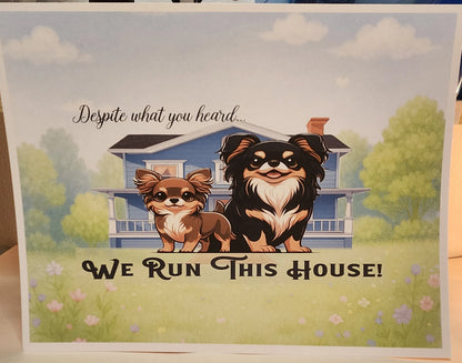 Two Dogs — Funny Pet Print — Digital Download