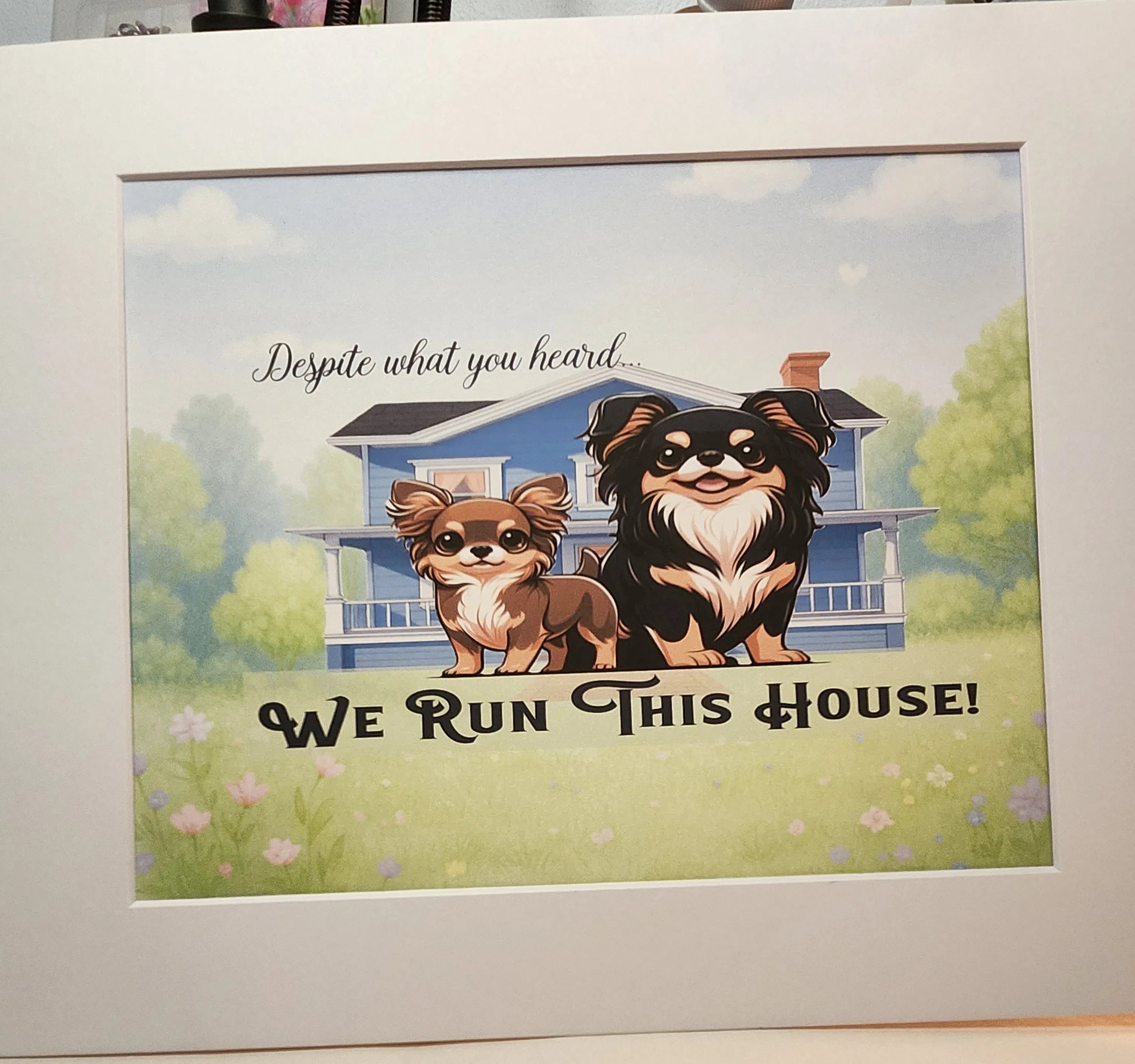 Two Dogs — Funny Pet Print — Digital Download