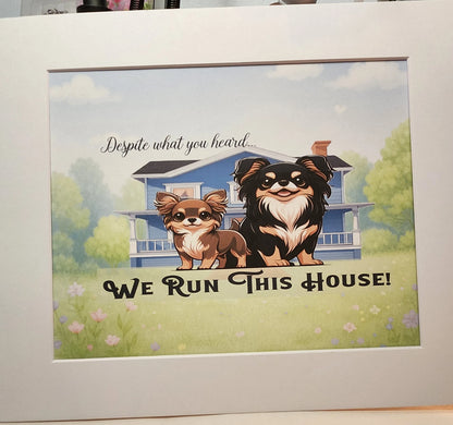 Two Dogs — Funny Pet Print — Digital Download