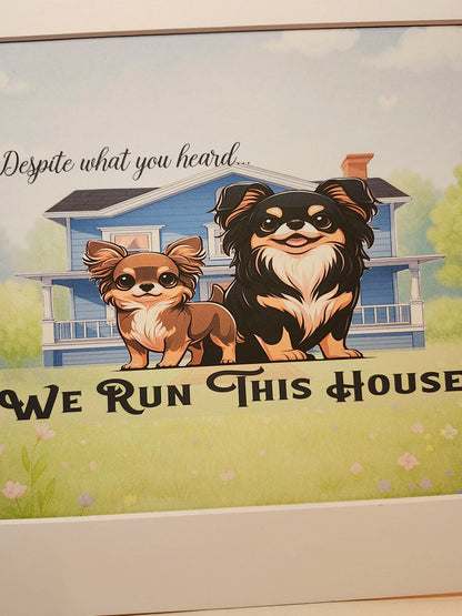 Two Dogs — Funny Pet Print — Digital Download