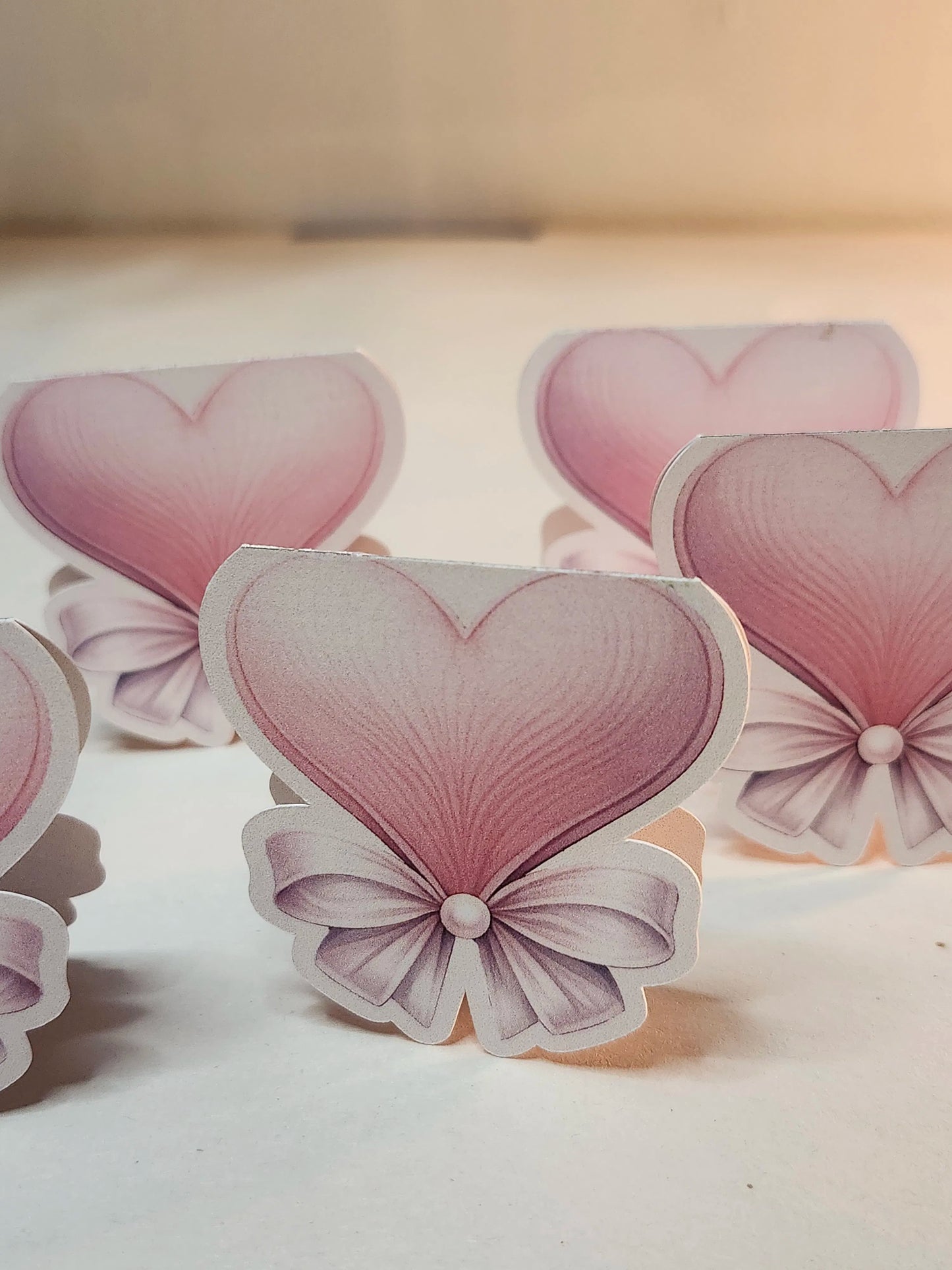 Love Heart Gift Tags — Set of Six — Digital Download