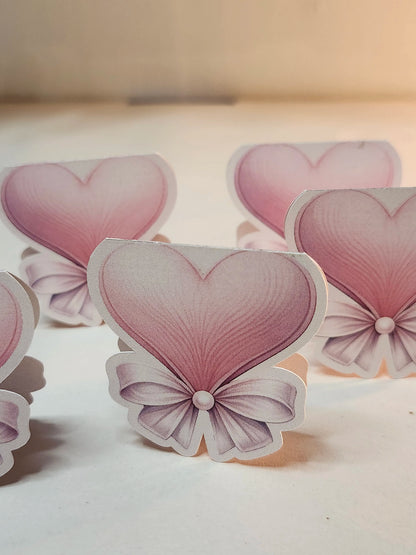 Love Heart Gift Tags — Set of Six — Digital Download