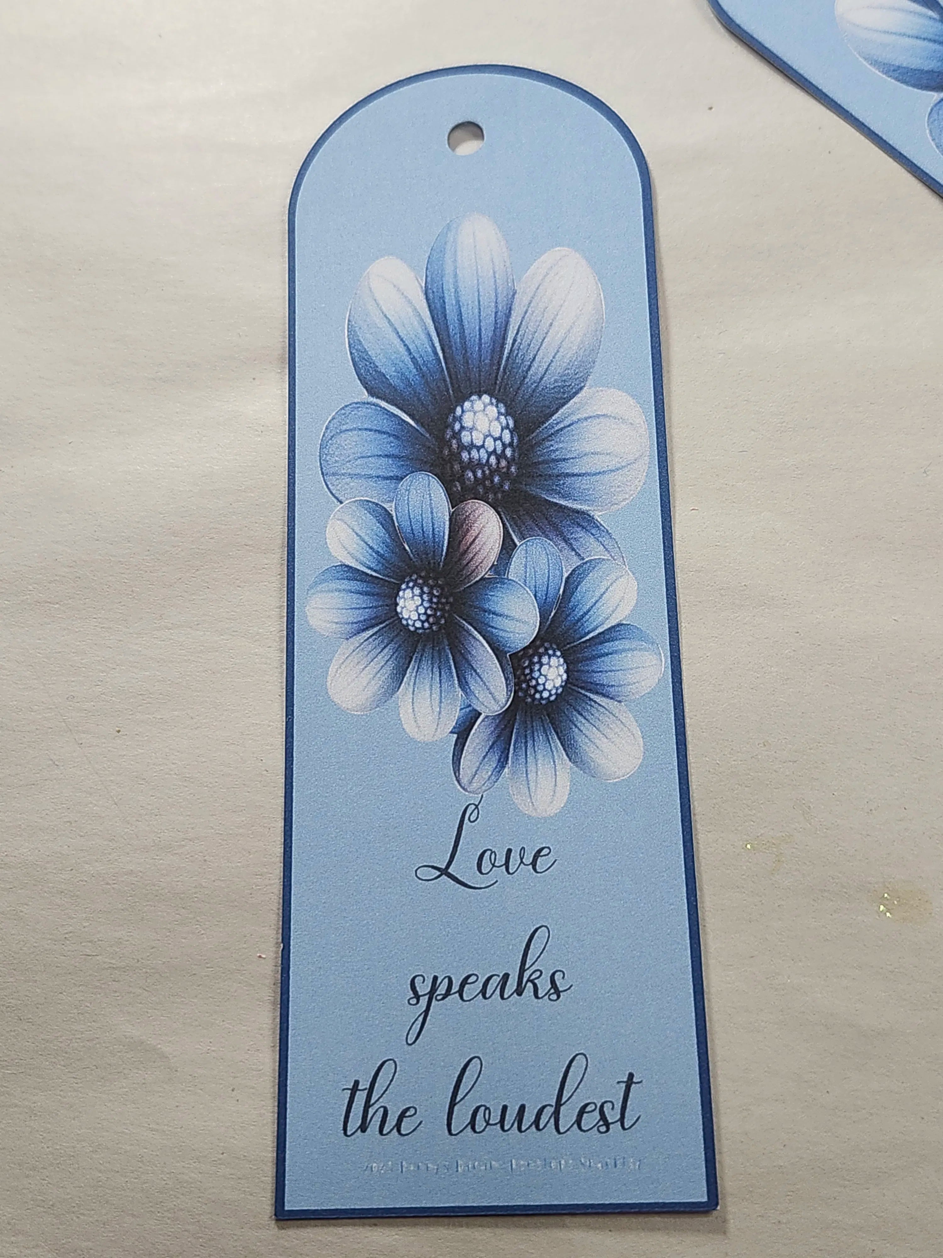Love Speaks — Bookmark Sheet — Digital Download