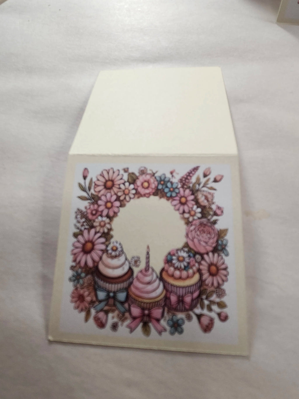 Birthday Gift Tag or Mini Card – Digital File (SVG for Silhouette Studio)