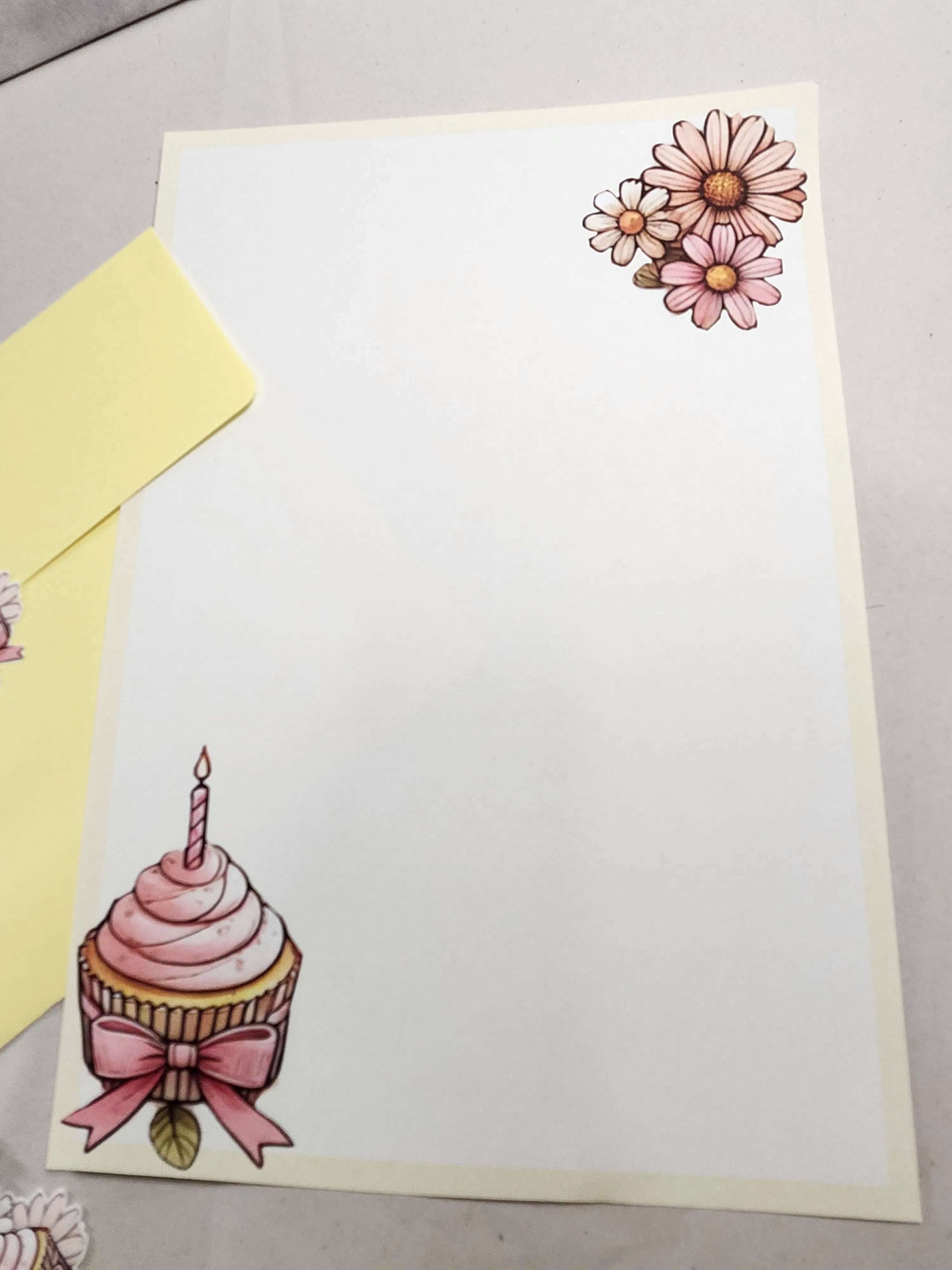 Birthday Cupcake Writing Set – Digital File (SVG for Silhouette Studio)