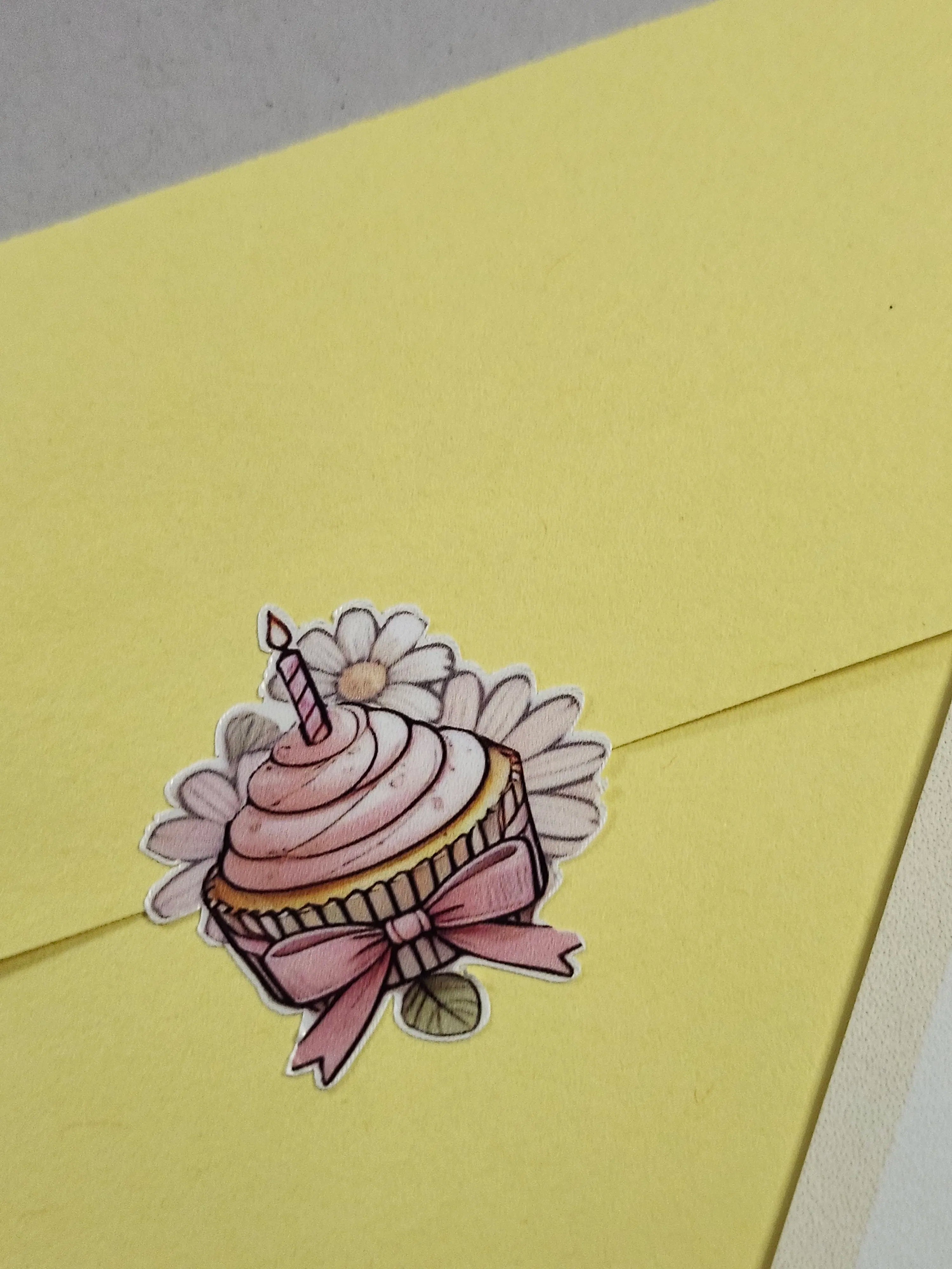 Birthday Cupcake Writing Set – Digital File (SVG for Silhouette Studio)