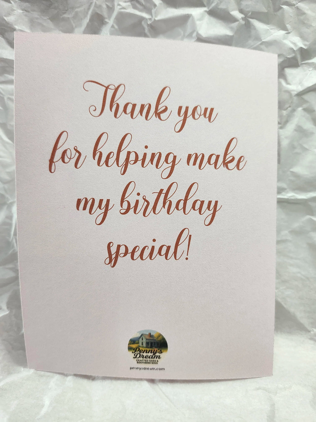 Birthday Pup Thank‑You Card – A2 Size – Silhouette Studio SVG