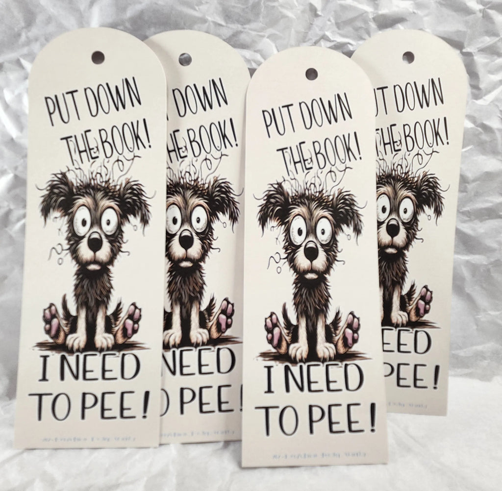 Need to Pee Bookmark – Silhouette Studio SVG – Digital Download